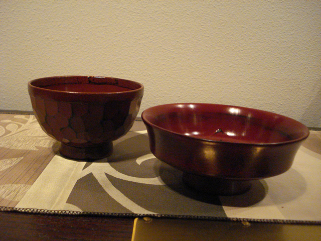 平型椀　漆器　取り鉢