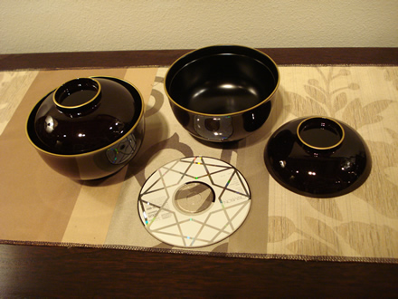 正月 漆塗り 漆器 雑煮椀 煮物椀