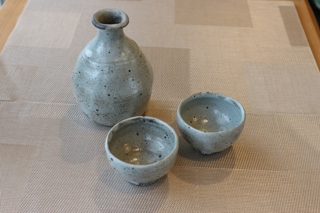 徳利とぐい飲み　　岡崎勉