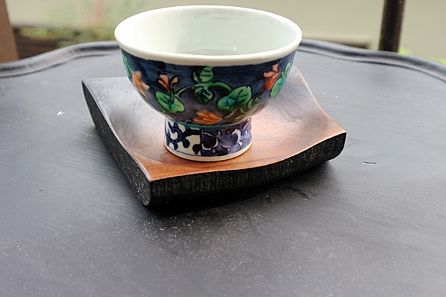 茶托 銘々皿 木工変形角皿(大）5枚揃え 山帰来～日々のくらし
