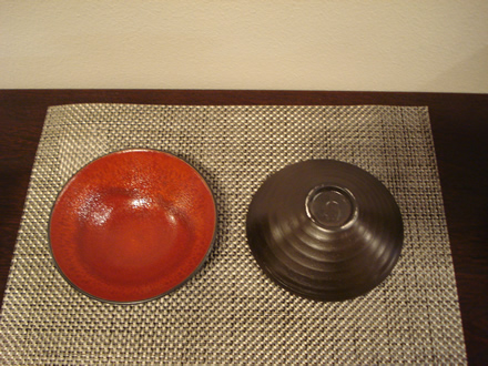食器　陶器　小鉢　赤