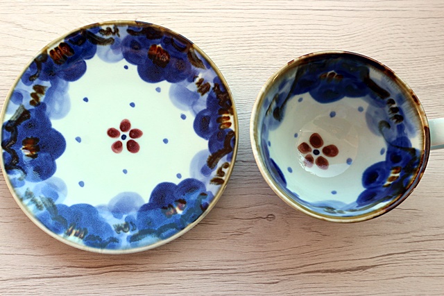 カップ＆ソーサー　波佐見焼　長十郎窯