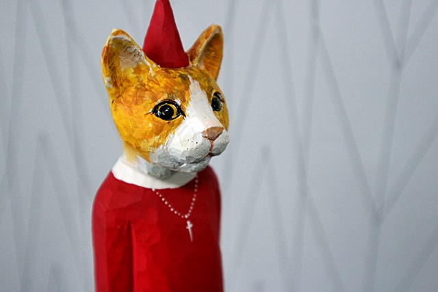 サンタ　クリスマス　猫サンタ　イソベサンタ