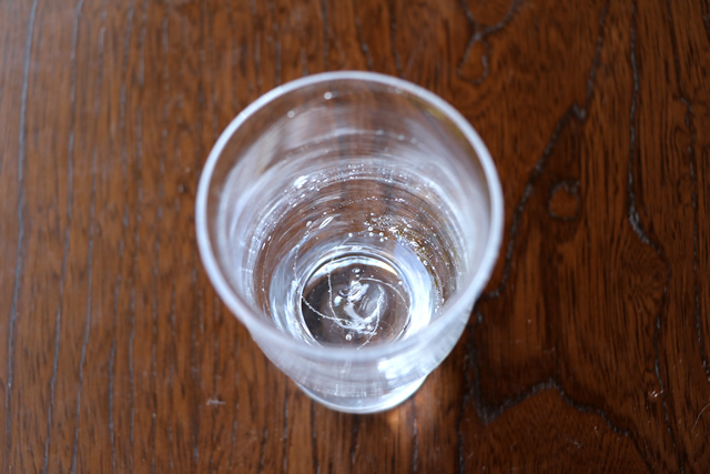 ガラス猪口　冷酒グラス　食前酒　早崎勲　吹きガラス