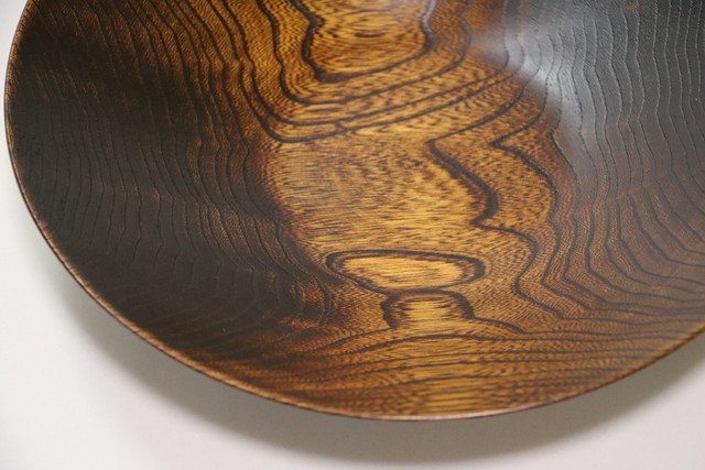 大鉢 漆器 喜八工房 栓の木 薄挽鉢 ふき漆 山帰来～日々のくらし