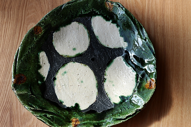 大皿　織部　山本一仁