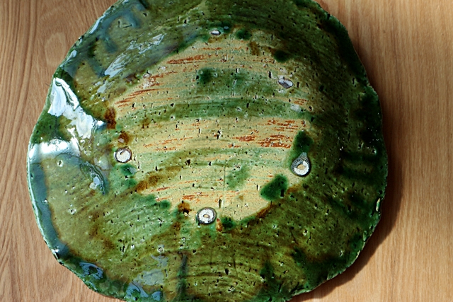 大皿　織部　山本一仁