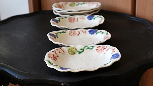 榛澤宏　中皿　陶器