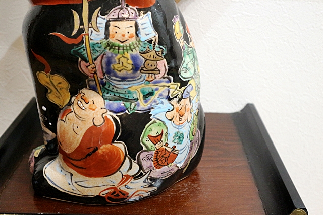 入手困難】美濃焼 大人気の陶画工作家 和田一人さんの七福神招き猫(小