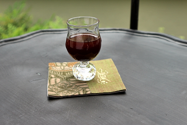 ガラス　吹きガラス　酒器　梶原理恵子