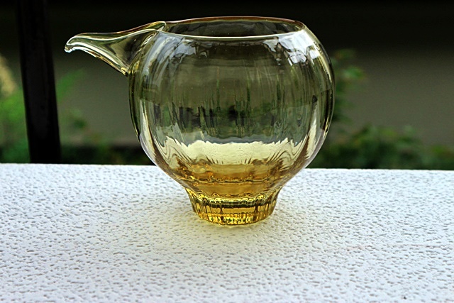 冷酒器揃え 黒豆硝子 宮崎英彦